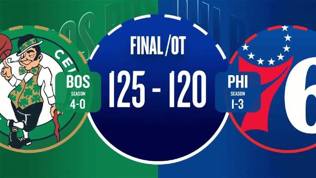 10月17日NBA季前赛 凯尔特人 - 76人 全场录像